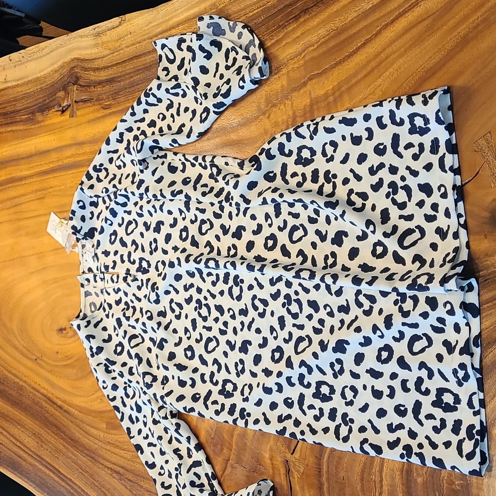 Mud pie LIZA bell sleeve dress navy medium